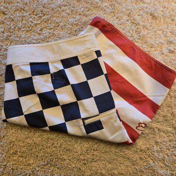 Fox Racing Patriotic Board Shorts 34 - Picture 1 of 8